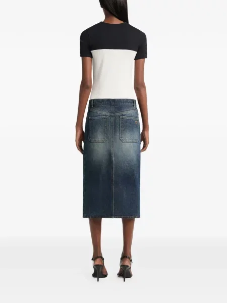 Tricou Courreges alb