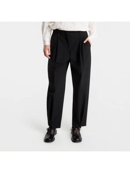 Kalhoty Tommy Hilfiger Bi-Stretch Barrel With Tab Black 38 černé