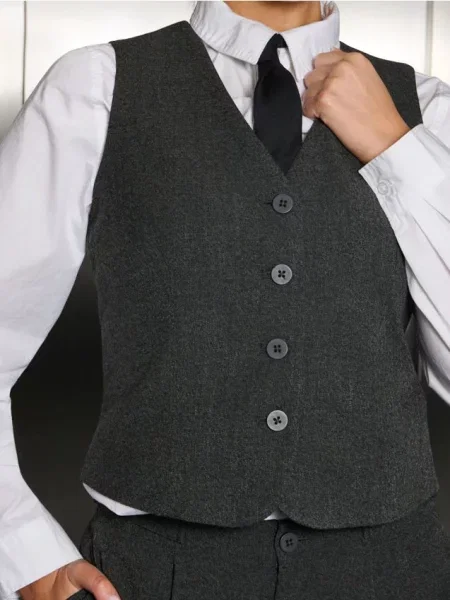 Костюмний жилет чорний