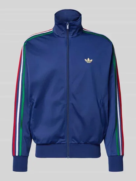 Kurtka treningowa w kroju regular fit z wielokolorowymi kontrastowymi model FIREBIRD TT' Adidas Originals granatowa