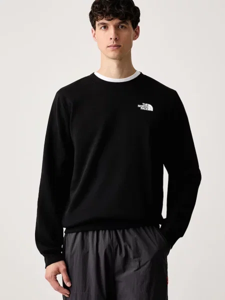 The North Face bluza z bawełną Evolution czarna