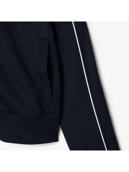 Lacoste Kurtka Dresowa Paris Interlock niebieska
