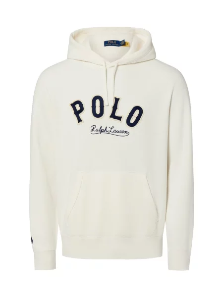 Polo Ralph Lauren sweter z kapturem Mężczyźni biały M beżowy