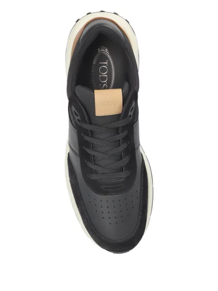 Sneakerși Tod's din piele negru