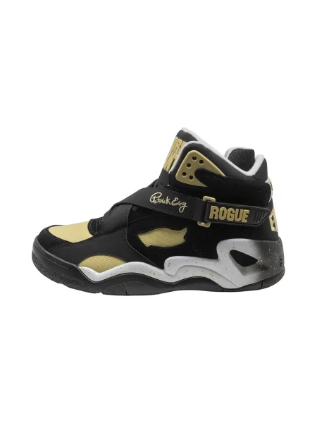 Ewing Magas szárú sportcipők Rogue x Andre The Giant világos sárga / fekete fehér