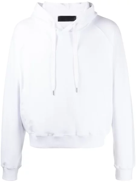 Hanorac cu glugă Haider Ackermann cu broderie alb