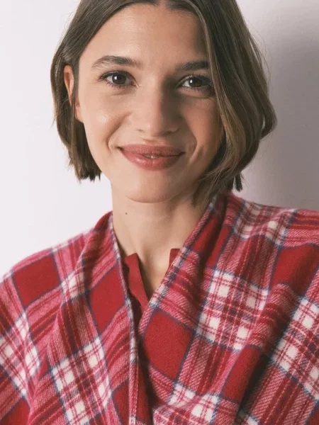 Пончо women'secret бордовий