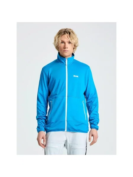 Hanorac din fleece Slam din fleece albastru