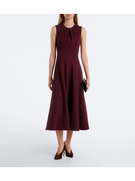 Rochie midi Emilia Wickstead violet