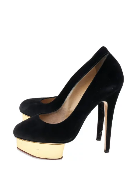 Pantofi cu toc Charlotte Olympia cu platformă negru