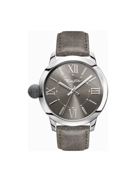 Zegarek Thomas Sabo skórzany z paskiem szary