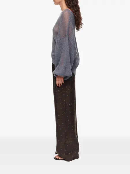 Pulover Bimba Y Lola de mohair albastru