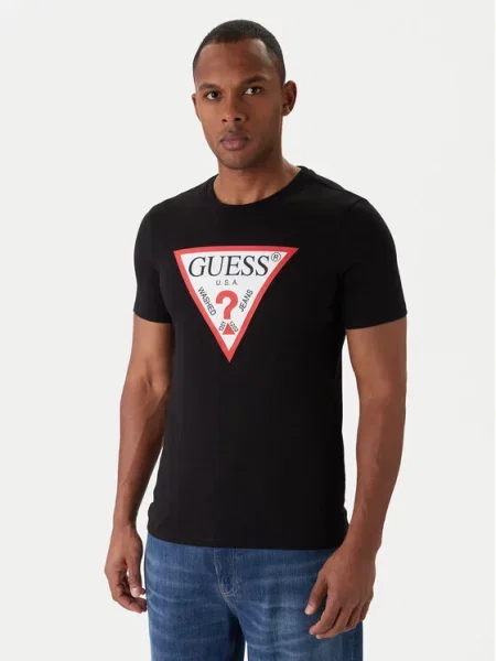 Guess T-Shirt czarny
