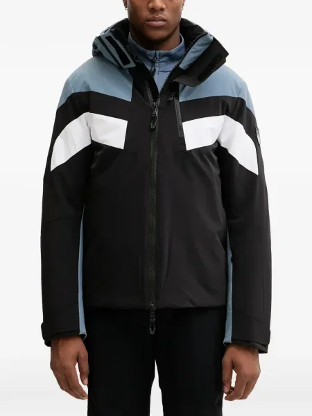 Jeździć na nartach kurtka narciarska Ea7 Emporio Armani z kapturem czarna