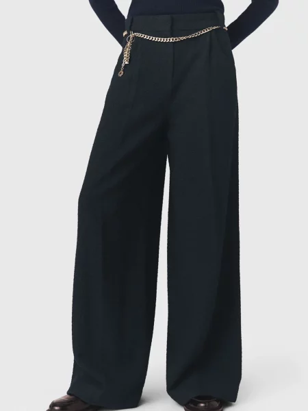 Твідові штани Maje сині