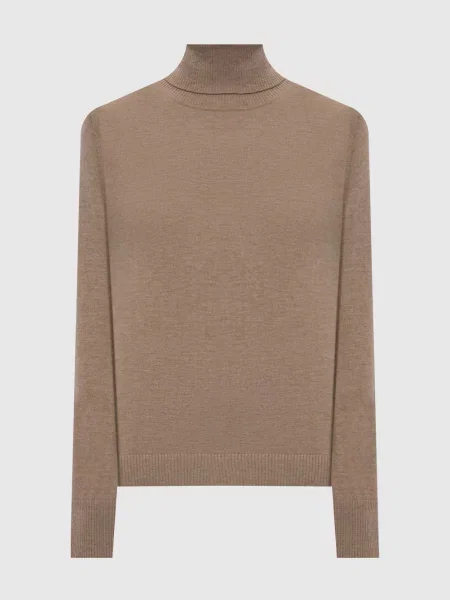 Шерстяные носки Max Mara для гольфа бежевые
