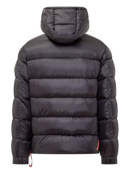Geacă After Label cu glugă negru