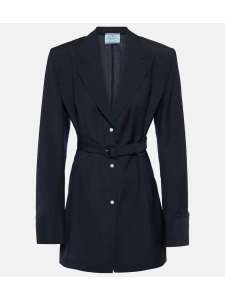 Sacou Prada de lână albastru