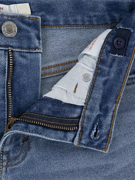 Levi's дънки wide leg за деца HIGH RISE BAGGY синьо