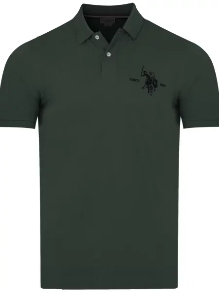 Teniși U.s. Polo Assn. cu toc jos verde