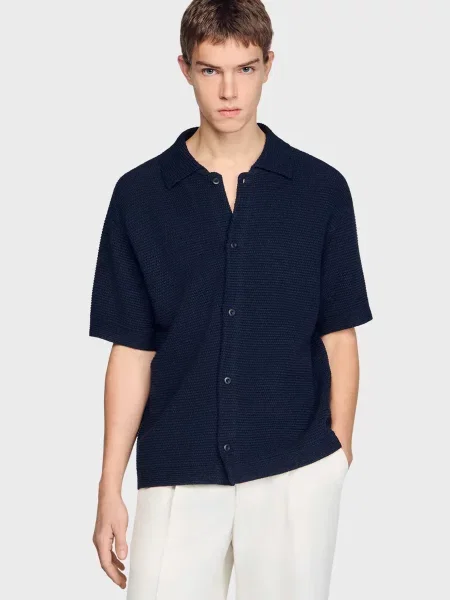 Кардиган Sandro синий