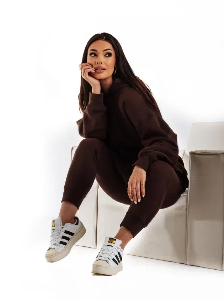 Суичър с качулка Edoti с качулка черно