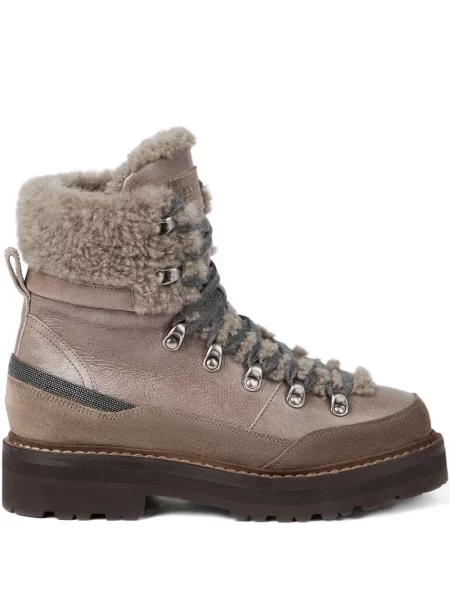 Botine Brunello Cucinelli maro