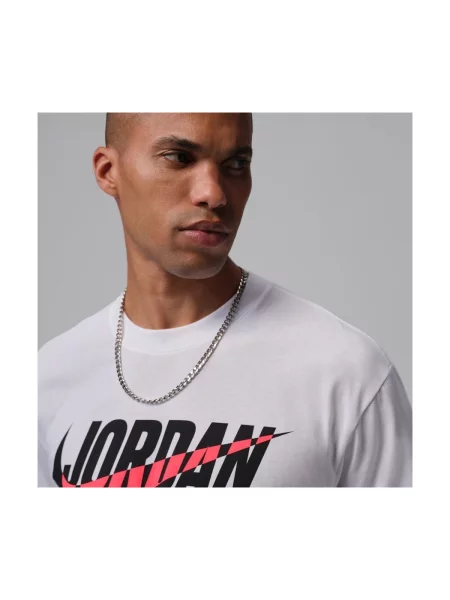 Jordan Tričko Brooklyn Essentials mandarínková / čierna biela