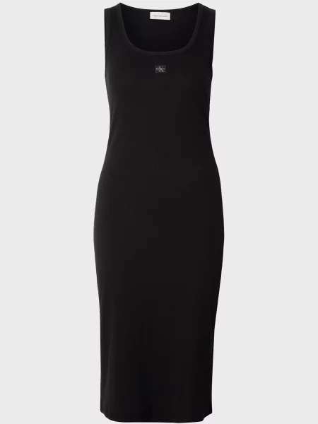 Дитяча джинсова сукня Calvin Klein Jeans чорна