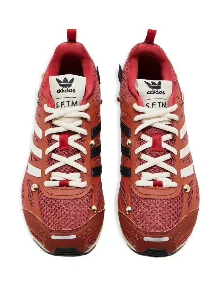 Prugaste tenisice Adidas Adizero s vezicama od brušene kože crna