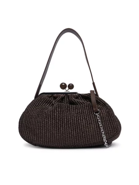 Weekend Max Mara torebka AFORTUNA brązowa