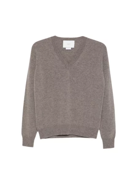 Sweter Vanisé z kaszmiru brązowy