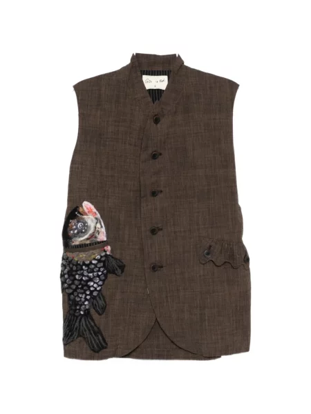 Kamizelka Gg In Red z naszywkami czerwona