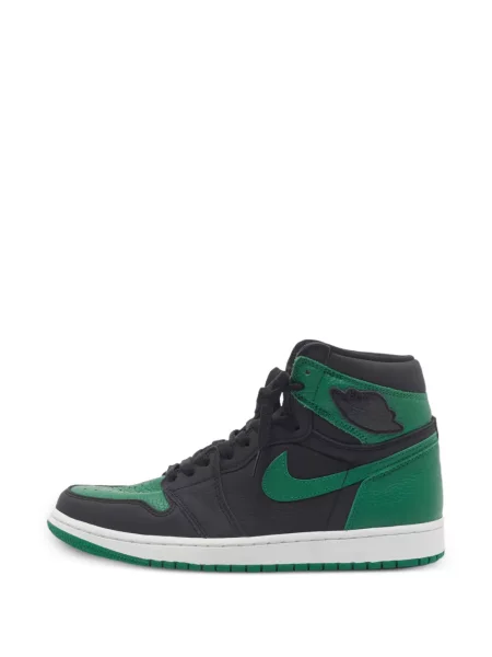 Sneakerși Jordan Air Jordan 1 cu șireturi din dantelă retro negru