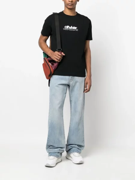 Tričko Off-white s výšivkou bílé