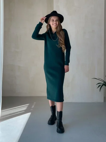 Silvio Merlini Сукня міді зелений