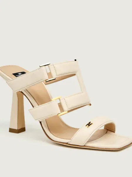 Elisabetta Franchi De piele șlapi cu gros