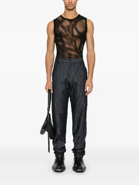 Blugi Mugler albastru