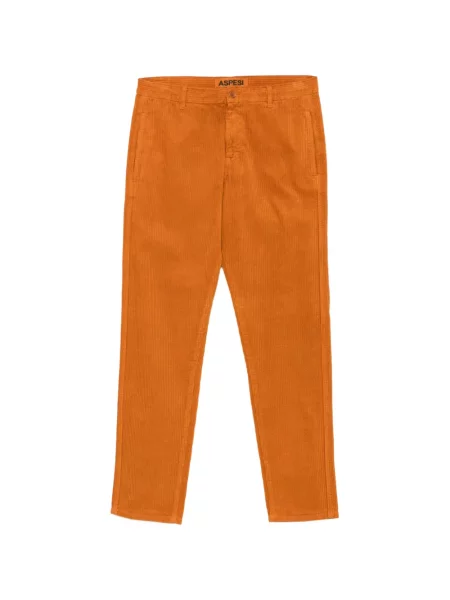Pantaloni Aspesi de catifea cord portocaliu