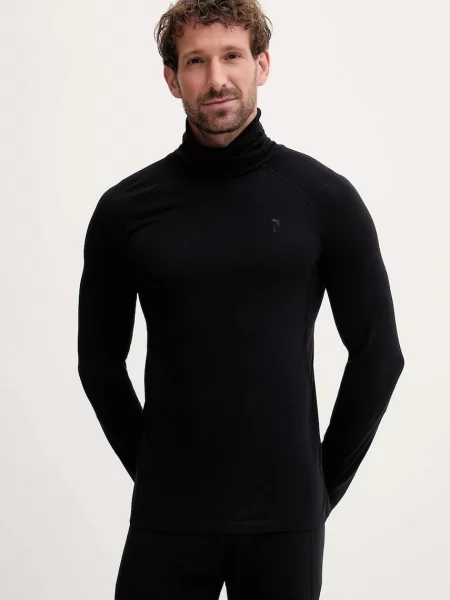 Funkční košile s dlouhým rukávem s vlněnou směsí Peak Performance Magic černá