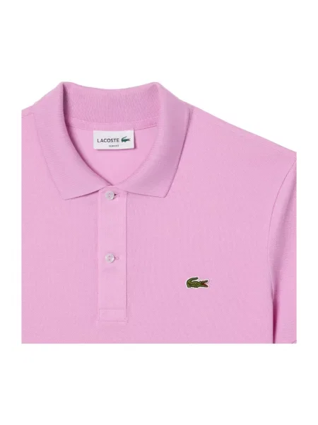 Koszulka polo Lacoste różowa