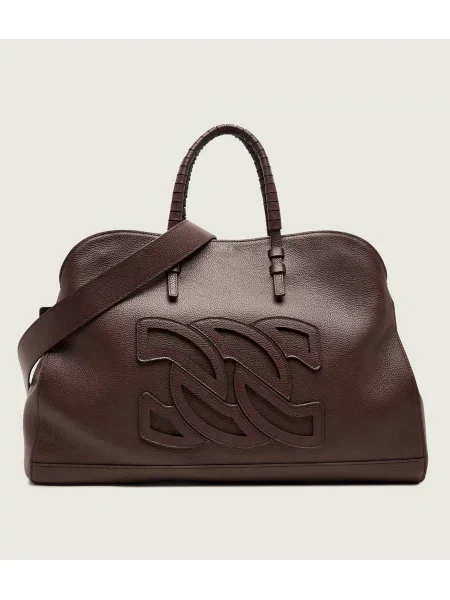 Casadei De piele geantă shopper Park Avenue maro