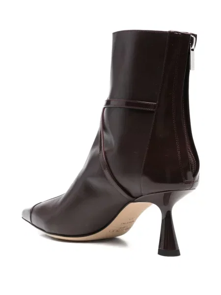 Cizme scurte Jimmy Choo maro