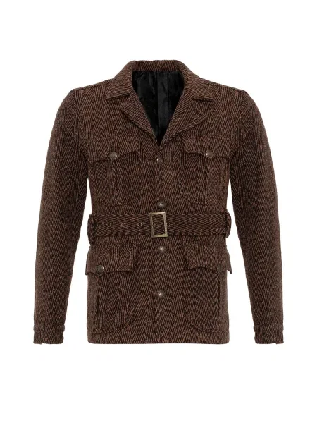 Antioch Prehodna jakna rjava črna