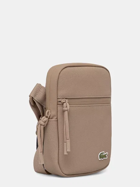 Lacoste geantă mică pentru bărbați bej