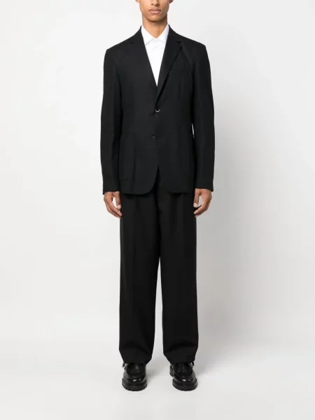Vienakrūtis švarkas Barena juoda