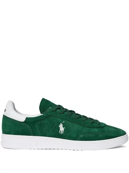 Portofel Polo Ralph Lauren cu autograf din piele cu gât halter roz