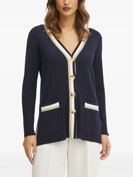 Cardigan Luisa Spagnoli tricotate albastru