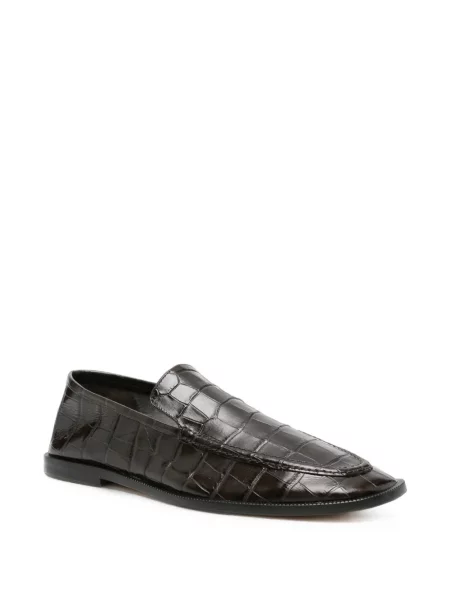 Pantofi loafer Alysi din piele maro