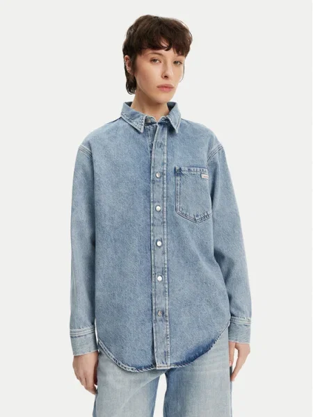 Felső Calvin Klein Jeans kék